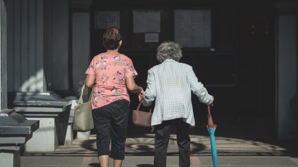 Family caregiver supporting a loved one at home